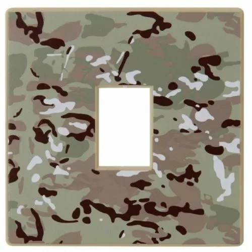 2er-Pack KINDER ARMEE TARNLICHTSCHALTER ABDECKUNG CAMO SCHLAFZIMMER BÜRO DEKOR JUNGEN