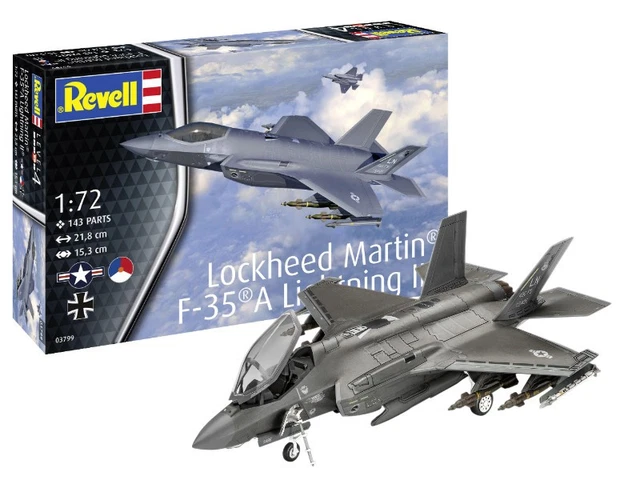 Revell 03799 Lockheed Martin F-35A Lightning II – Modellino Scala 1:72