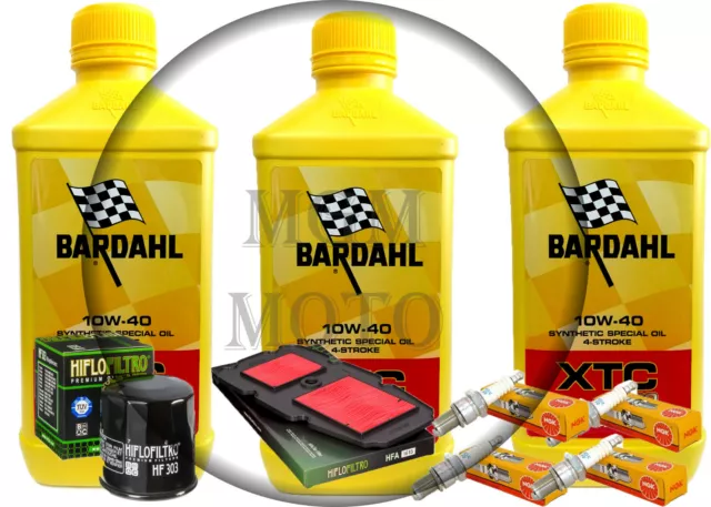 Tagliando Honda Xlv Transalp 650 Olio Bardahl Filtro Aria Olio Candele Ngk