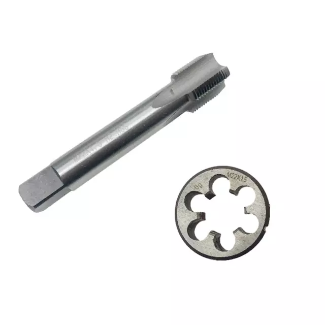 M22X1.5mm Tap and Die Set RH Right Hand Thread Tap M22 X 1.5 High Speed Steel