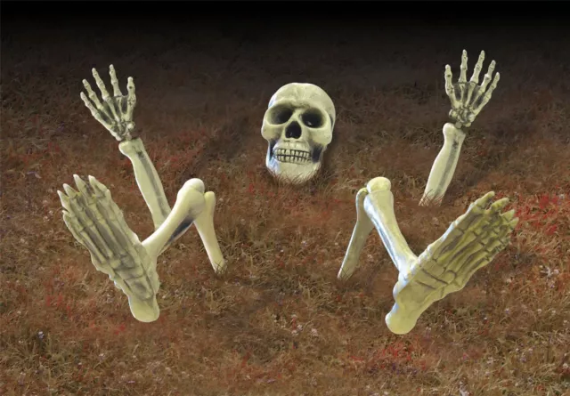 Effrayant Squelette Groundbreaker pour Halloween Jardin Décoration
