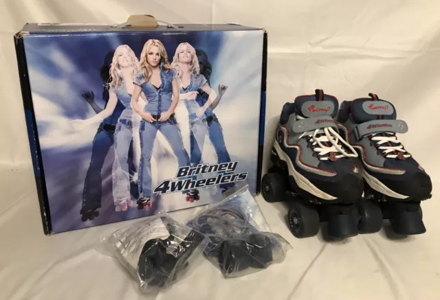 BRITNEY SPEARS ROLLER Skates 4 Wheelers Skechers w Box extras Women Size 5 114.99 PicClick