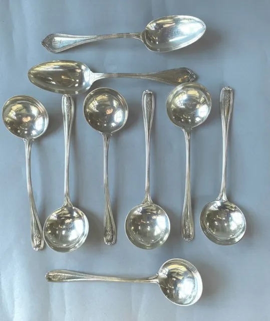 Seven Sterling Silver Bullion Spoons