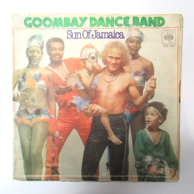 Single Schallplatte GOOMBAY DANCE BAND Sun Of Jamaica & Island Of Dreams Europop