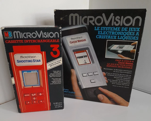 JEU ÉLECTRONIQUE MICRO VISION Casse Brique MB microvision 1979 boite