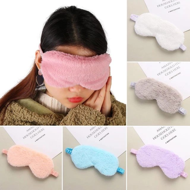 Ausilio per dormire viaggio relax bendaggio maschera occhi pisolino occhi toppa peluche ombrellone sonno