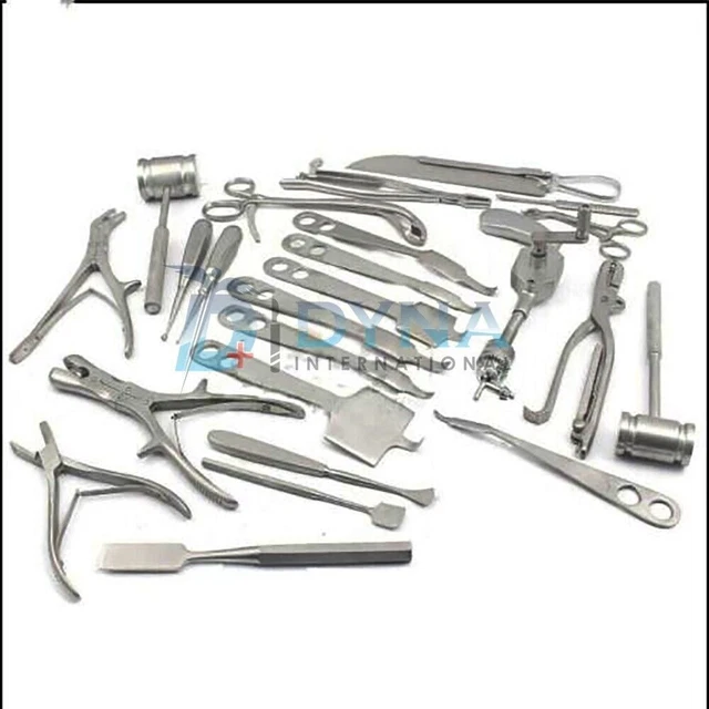 Écarteur orthopédique main Bone Drill Instrument chirurgical 29 PCS Set...