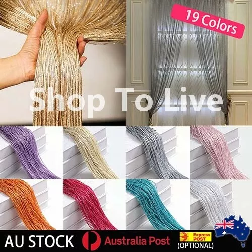 Tassel Door Curtain String Divider Panel Screen Room Bead Window Party Deco Wall