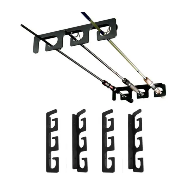2 PAIR FISHING Rod Rack Ceiling or Wall Mount 6 Rod Pole Holder Overhead  Hanger $21.65 - PicClick AU