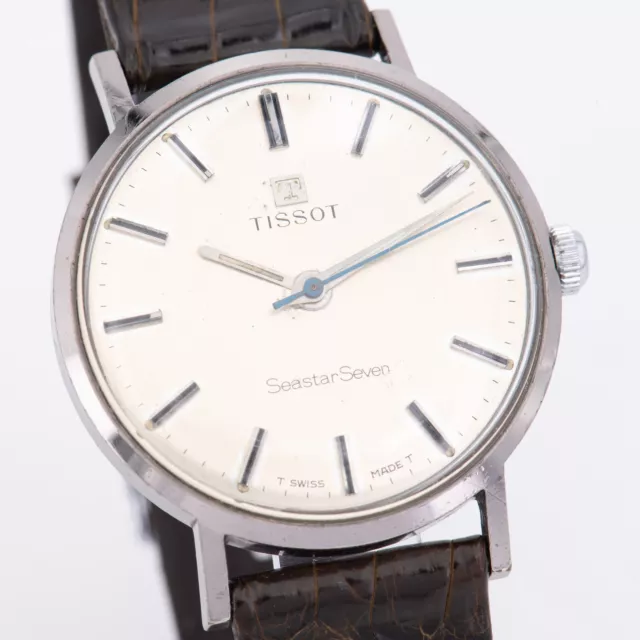 34 MM Vintage Tissot Seastar Seven carica manuale orologio da
