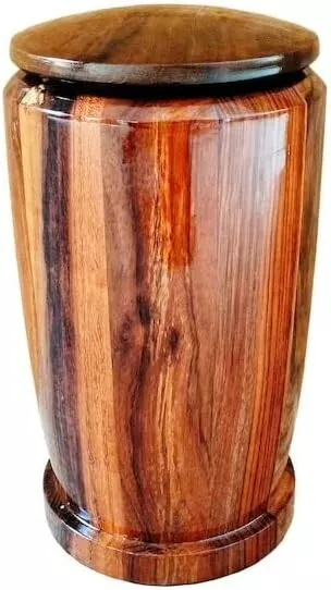 Wooden Handmade Cremation Jar Urn for Human Ashes | Funeral Jar for Pets | Large