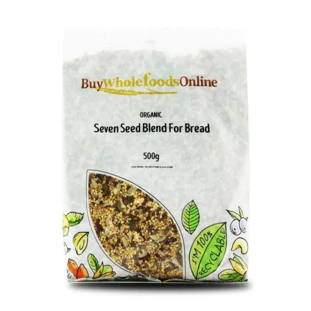 Organic Seven Seed Blend For Bread 500g | BWFO | Free UK Mainland P&P