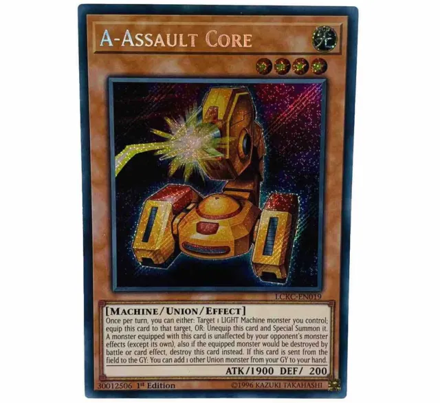 YUGIOH A-Assault Core LCKC-EN019 Secret Rare Card 1st Edition NM-MINT