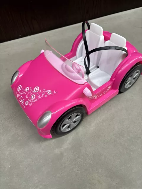 Barbie Car-comes With Barbie Doll - Pink Convertible 3