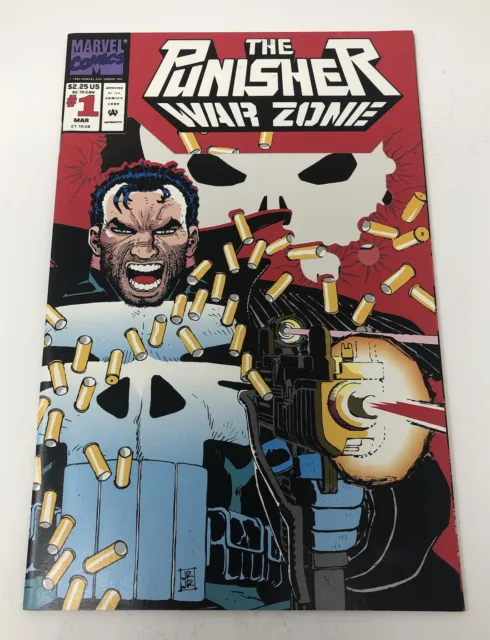 The Punisher War Zone 1, 1992, Wrap around die cut cover