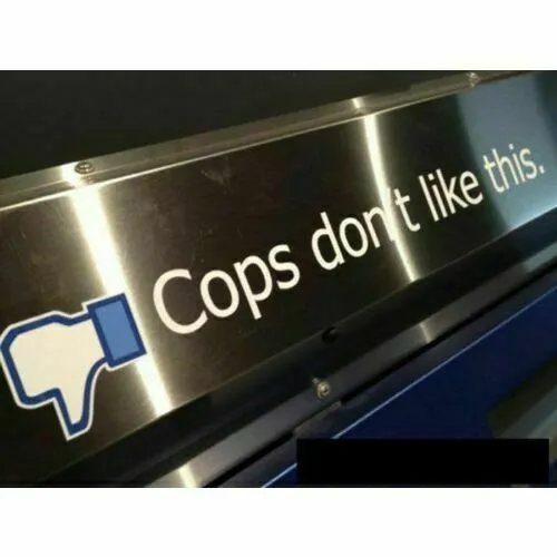 Cops Don't Like this Sticker Decal PoPo Police Hoon JDM illest Send it