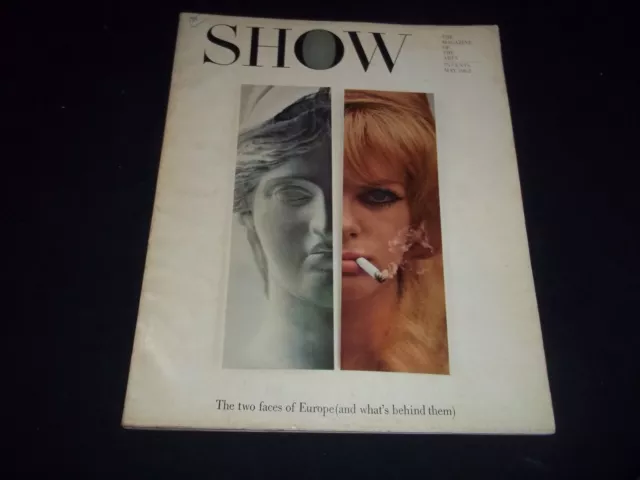 1962 May Show Magazine Of The Arts - 2 Faces Of Europe - Front Cover - C 4611