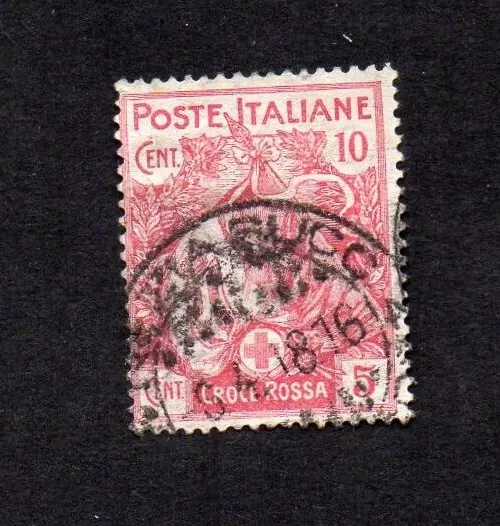 ITALY 1915 RED CROSS SOCIETY 10c +5c RED G.U. GIBBONS No. 96. c£12+