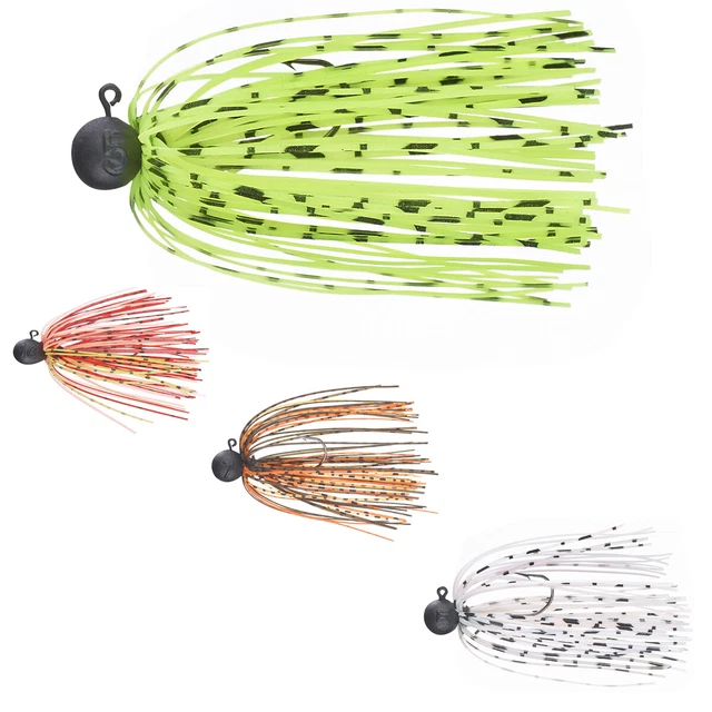 Balzer Shirasu Micro Skirt Jig Jighead Jigkopf Bleikopf mit Fransen