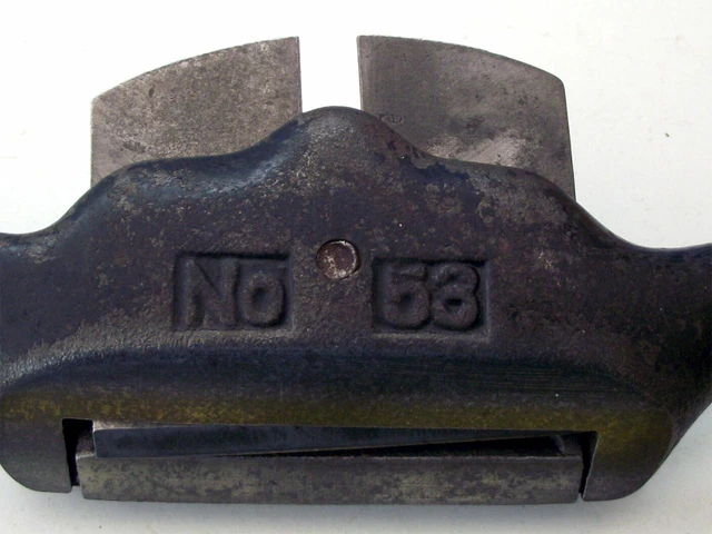 Vintage USA STANLEY FLAT Foot SPOKE SHAVE, No 53, Sweetheart cutter 3