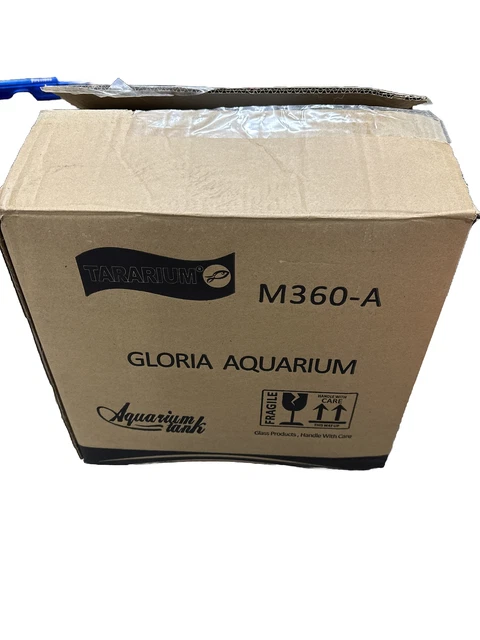 Betta Fish Tank Glass 5 Gallon Self Cleaning Small Aquarium Starter Kits Desktop