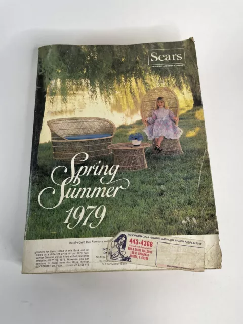 Vintage Sears 1979 Spring Summer Catalog - Christie Brinkley, Fashion, Home +