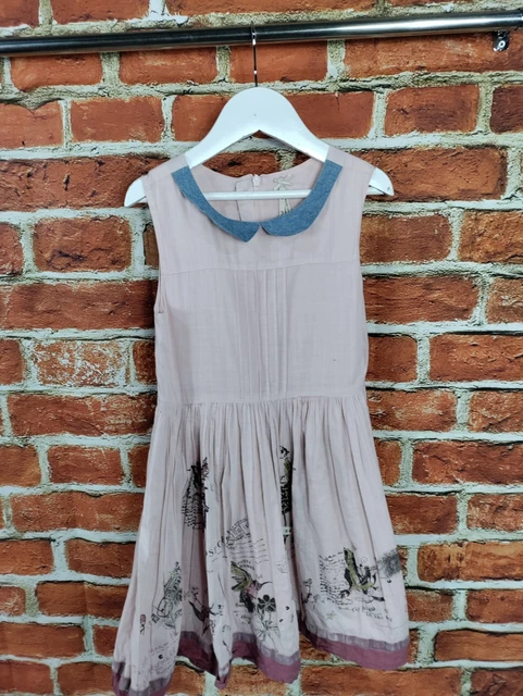 Girls Next Pink Sleeveless Dress Age 6-7 Years Embellished Pretty Party 122Cm