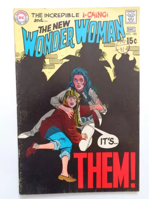 Dc Comics. Wonder Woman #185 Dec . 1969. Mike Sekowsky Art