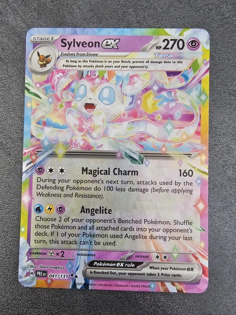 Rare Pokemon Cards SYLVEON EX SIR 156 131 PRISMATIC