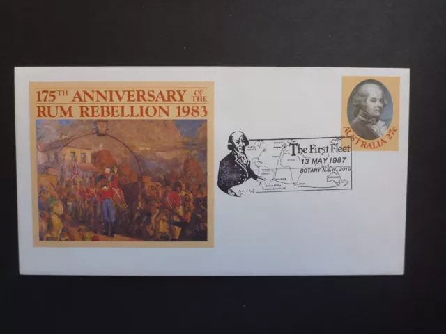 THE FIRST FLEET 1987 PICTORIAL FDI ON 175th OF THE RUM REBELLION PSE