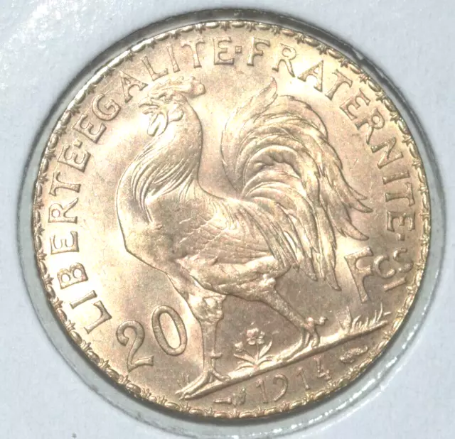 20 Francs-Or - MARIANNE et COQ - 1914 - - SUP++/SPL