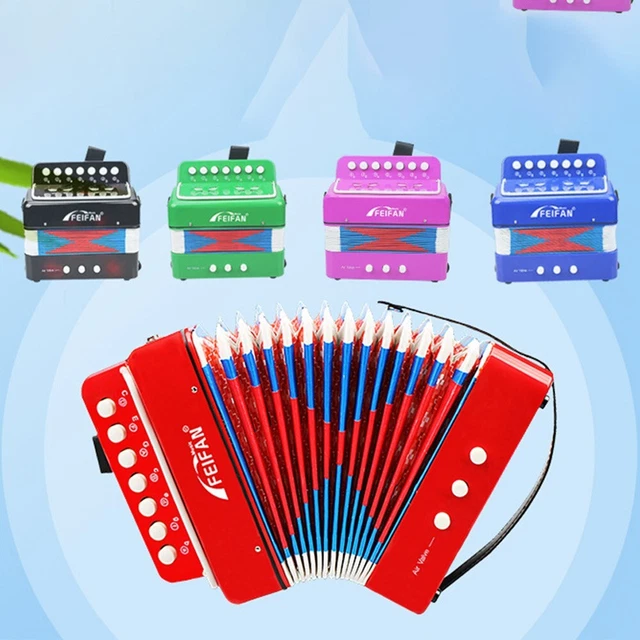 Mini accordéon piano claviers débutant pratique jouet éducatif cadeau