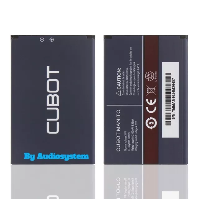 BATTERIA ORIGINALE CUBOT per MANITO 2350MAH POLIMERI DI LITIO RICAMBIO NUOVA