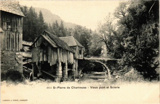 CPA Saint-Pierre-de-Chartreuse - Old Bridge and Sawmill FRANCE (962297)