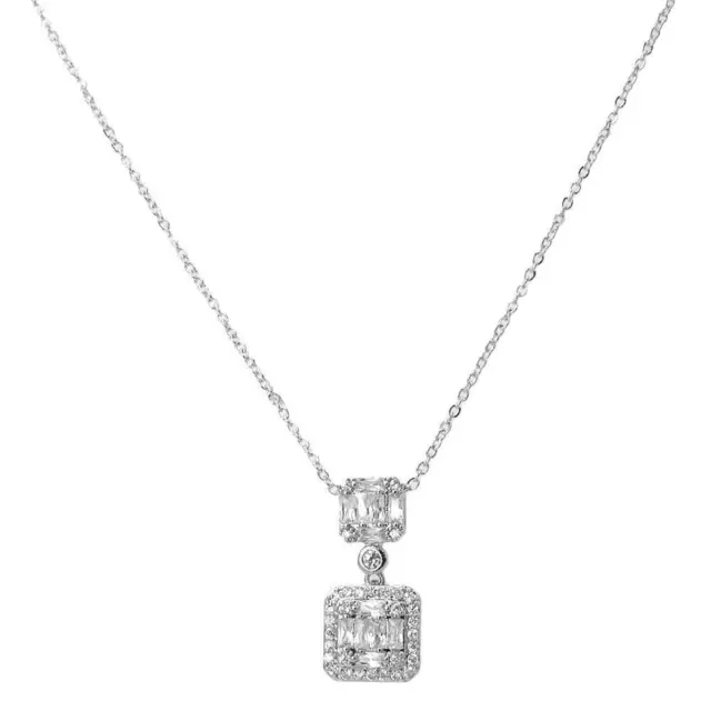Double Square Necklace - Buy Online at Perfume Fashion