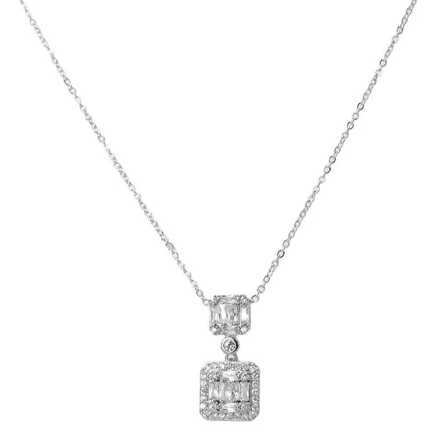 Double Square Necklace - Buy Online at Perfume Fashion