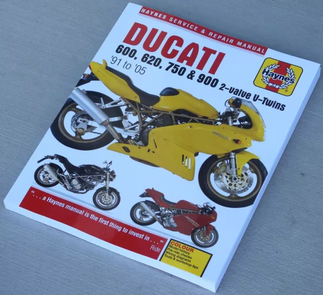 1991-2005 Ducati Monster M600 600 620 750 900 SuperSport HAYNES REPAIR MANUAL 2