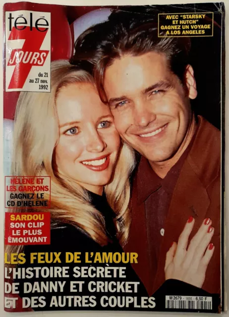 Télé 7 Jours N°1695 Du 21/11 Au 27/11/1992 : Les Feux De L'amour / Sardou [Tbe]