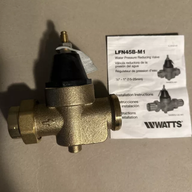 Watts 1" Water Pressure Reducing Valve, LFN45BM1