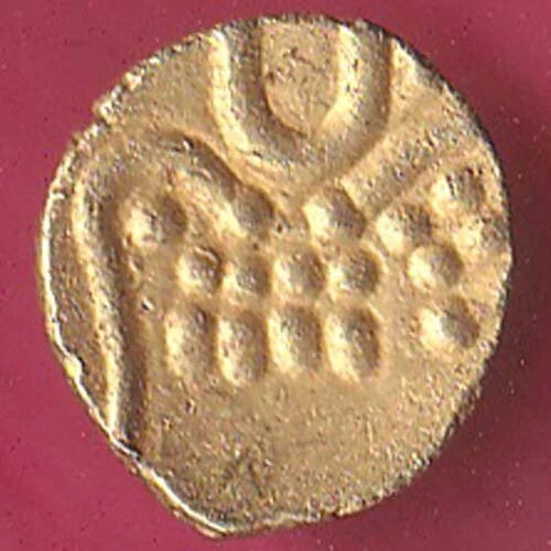 DUTCH INDIA gold fanam scarce and beautiufl coin #SE71