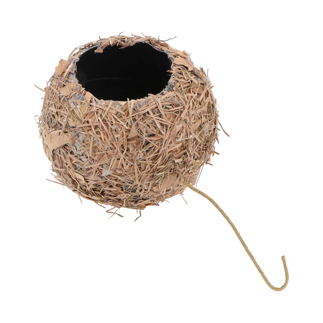 Bird Roosting Pocket Straw Bird's Hand Decor Outdoor Decor Birdcage