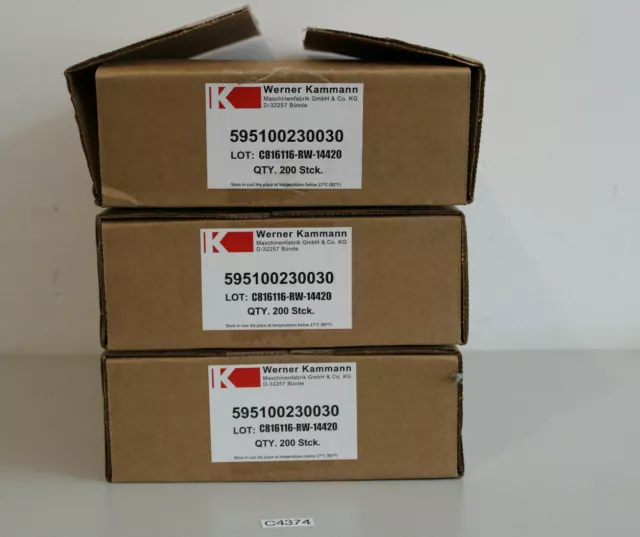 600x Kammann Aluminium BLANK ALUMINUM PRINTING DIE PLATES (C4374-R36)