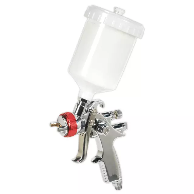 Sealey HVLP746 HVLP Gravity Feed Spray Gun 1.3mm Set-Up