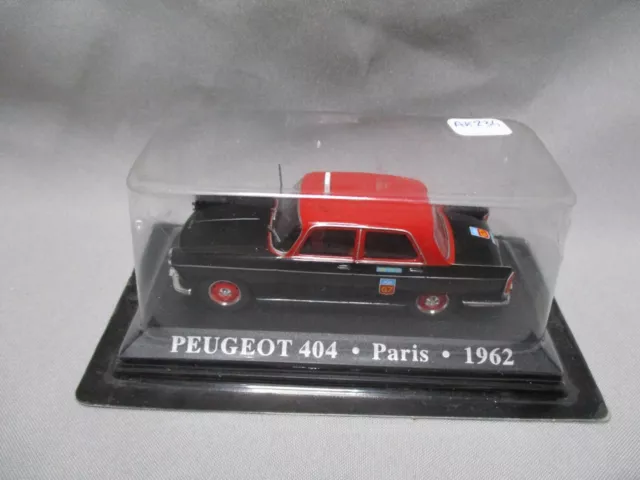 Ak234 Del Prado 1/43 Peugeot 404 Taxi Paris 1962 Ref ??? Bon Etat