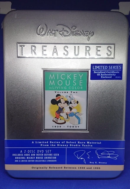 MICKEY MOUSE IN Living Color vol.2 Walt Disney Treasures 2 dvd Steelbok ...