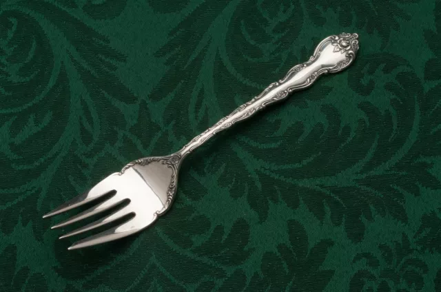 Feliciana by Wallace Sterling Silver Salad Fork,  6 3/8"