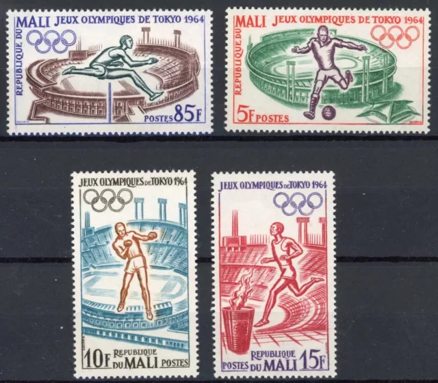 [80.965] Mali 1964 : Olympics - Good Set Very Fine MNH Stamps