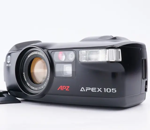 NEAR MINT MINOLTA APZ APEX 105 35mm Point & Shoot Film Camera From JAPAN