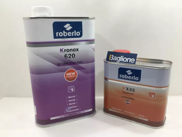 Roberlo Lt.1 Trasparente Kronox Uhs 620+ Ml.500 Catalizzatore Kx45