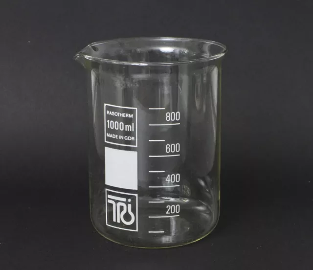 Becherglas 1000 ml / 2000 ml / Rasotherm f. LABOR/ KÜCHE/HOBBY/ Restposten